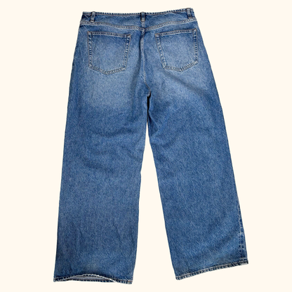 Reformation Cary Low Rise Slouch Wide Leg Jeans - Size 32inch Reformation