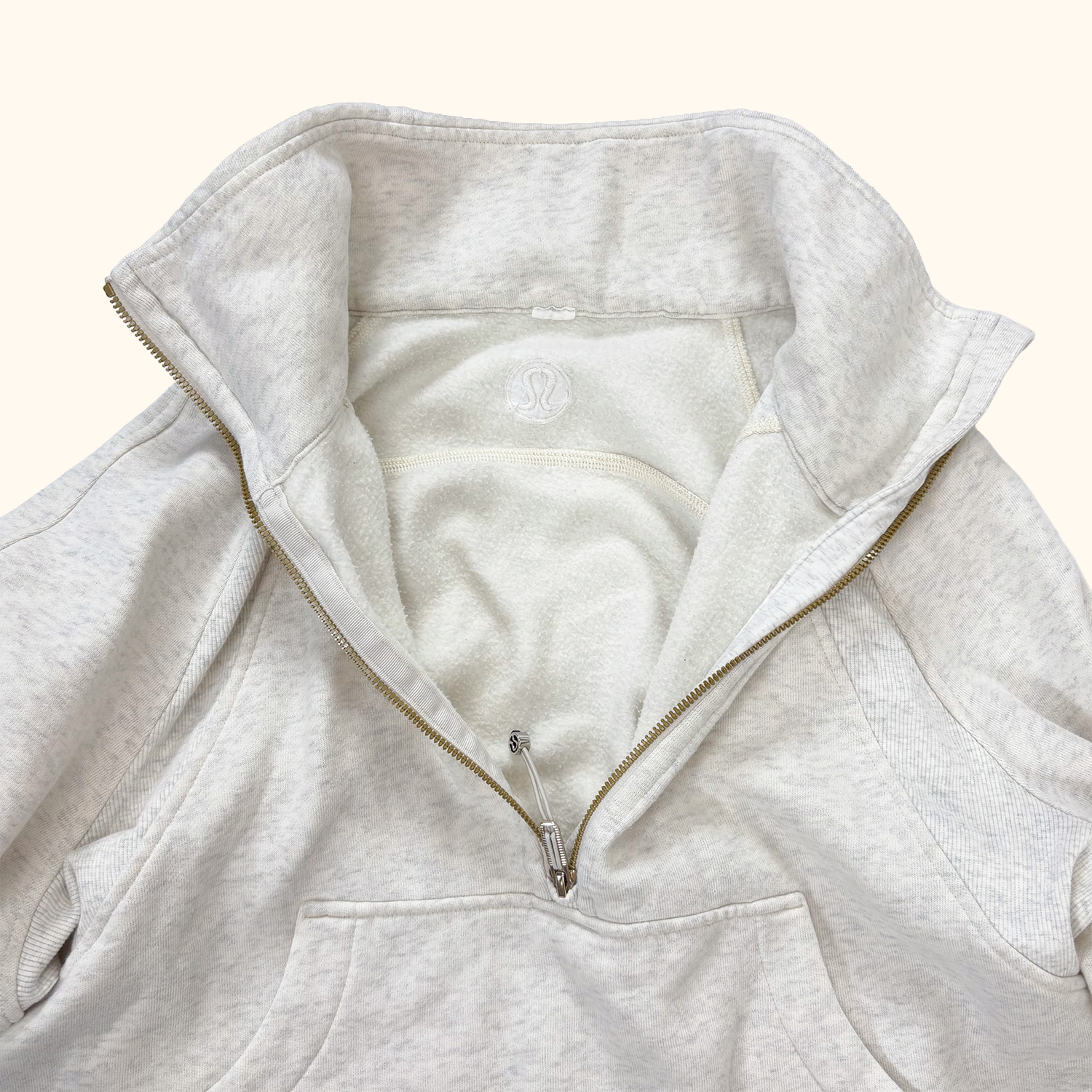 Lululemon Scuba Funnel Neck Half Zip Jumper - Size Medium Lululemon