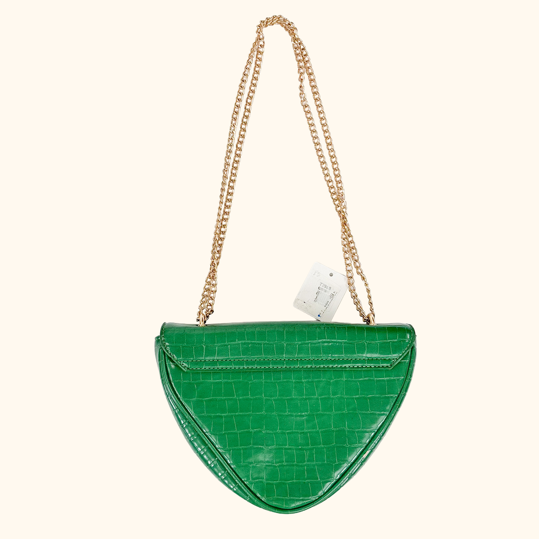 Koko Croc Green Triangle Bag Koko