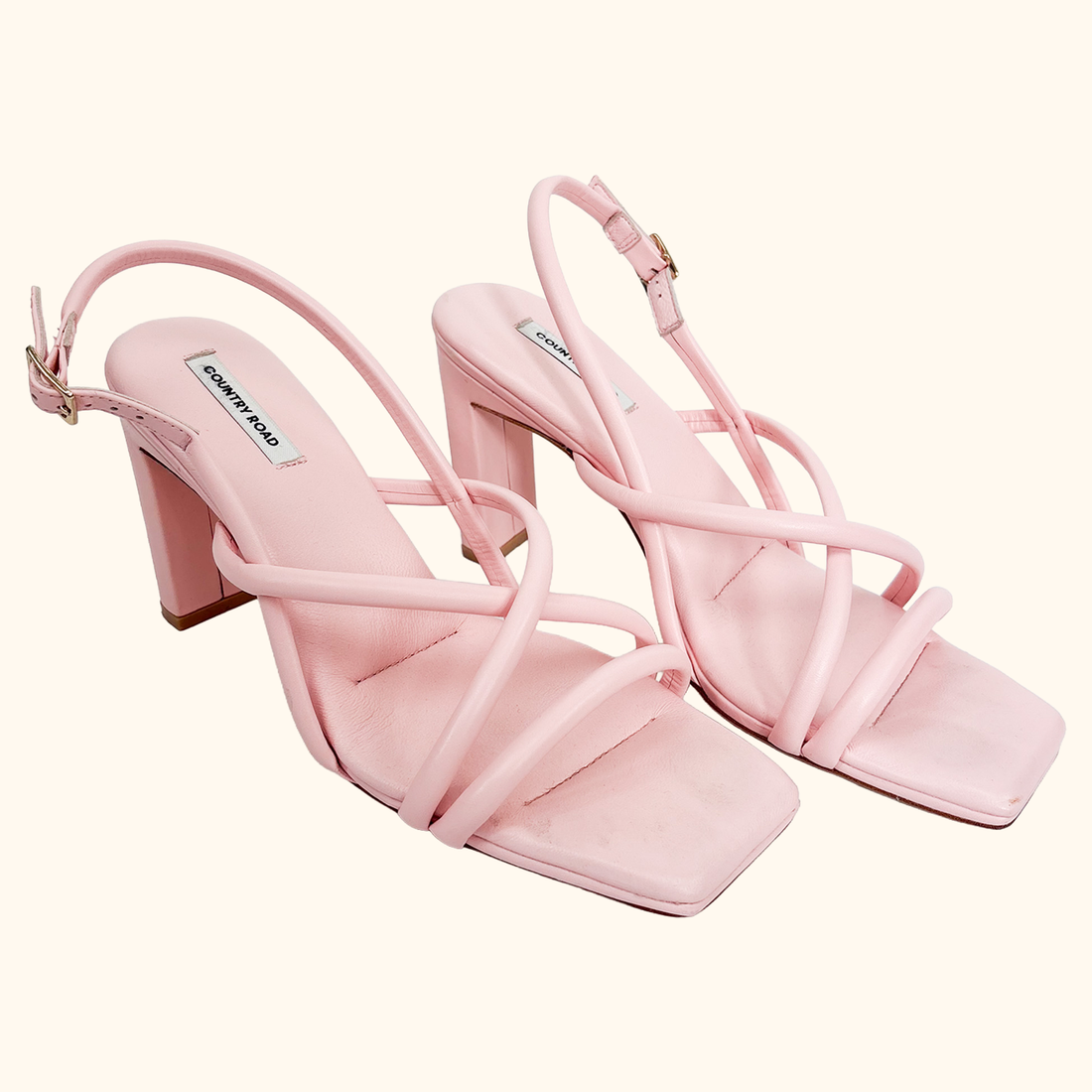 Country Road Erica Pink Heels - Size 7 Country Road