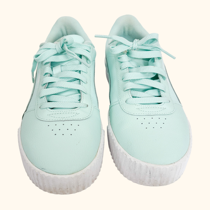 Puma Carina Mint Green Trainers - Size 6 Puma