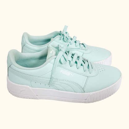 Puma Carina Mint Green Trainers - Size 6 Puma