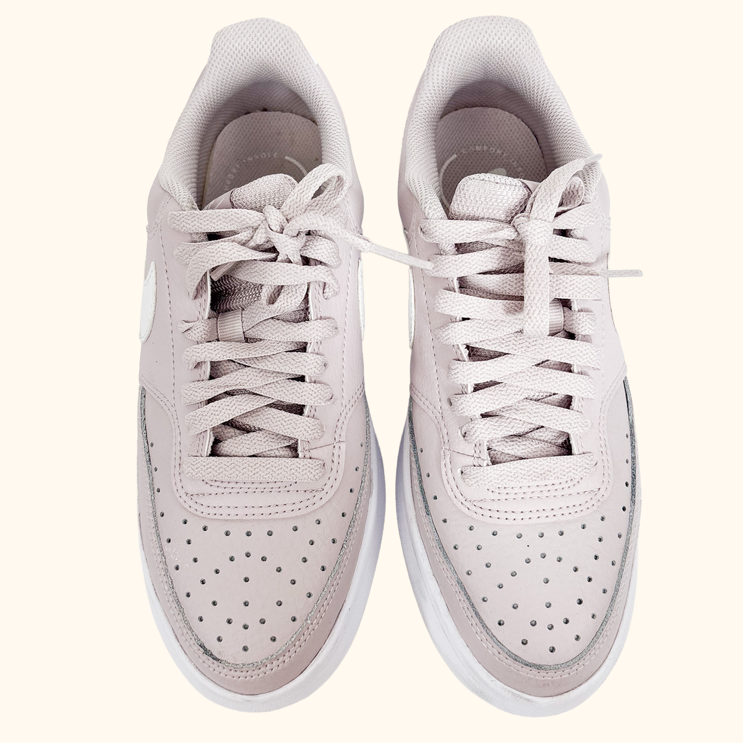 Nike Court Vision Alta Lilac Trainers - Size 5.5 Nike