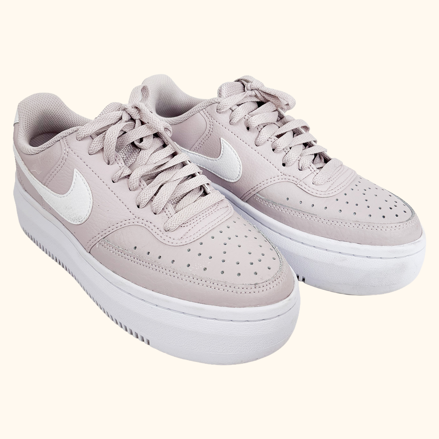 Nike Court Vision Alta Lilac Trainers - Size 5.5 Nike