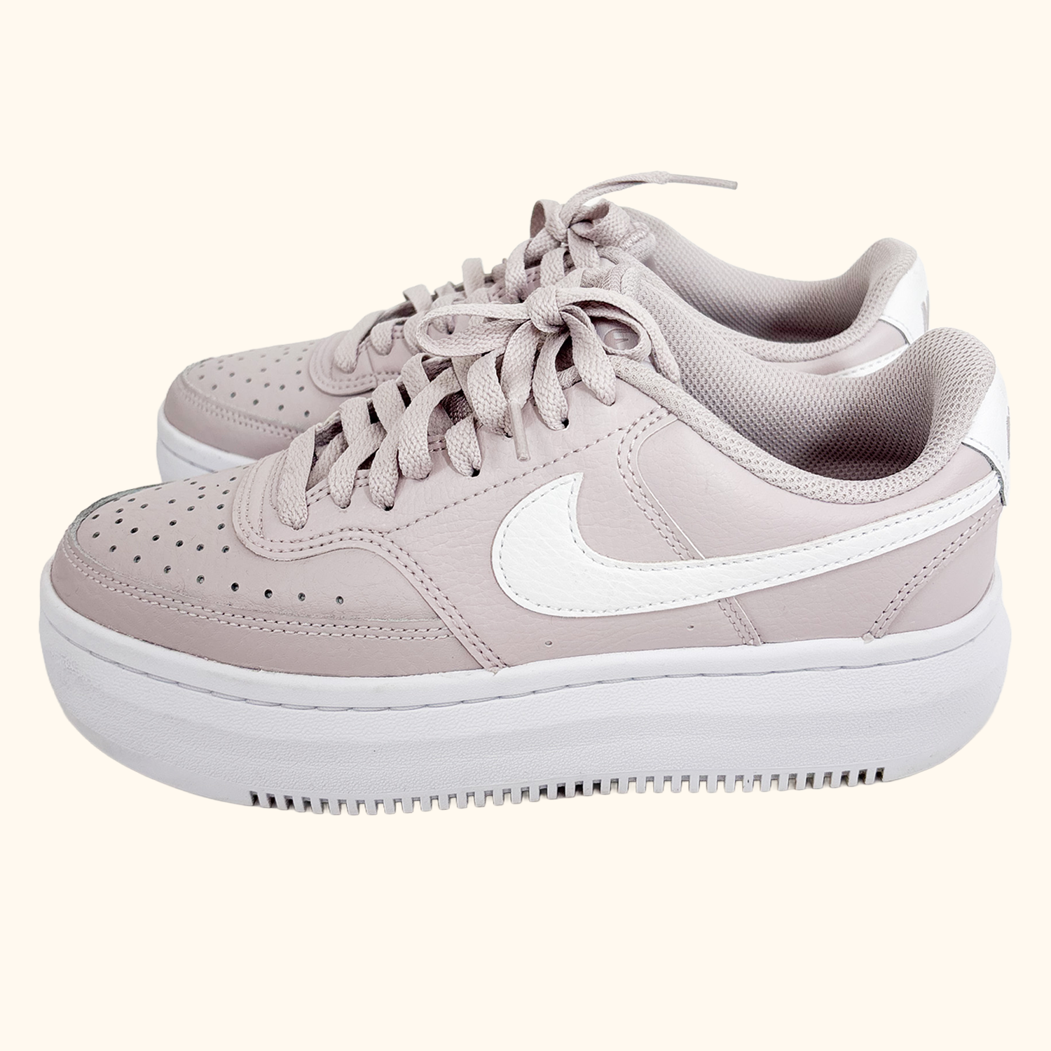 Nike Court Vision Alta Lilac Trainers - Size 5.5 Nike