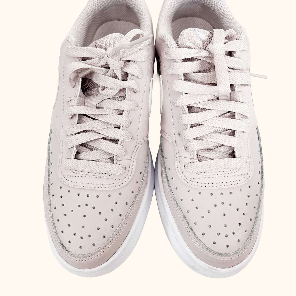 Nike Court Vision Alta Lilac Trainers - Size 5.5