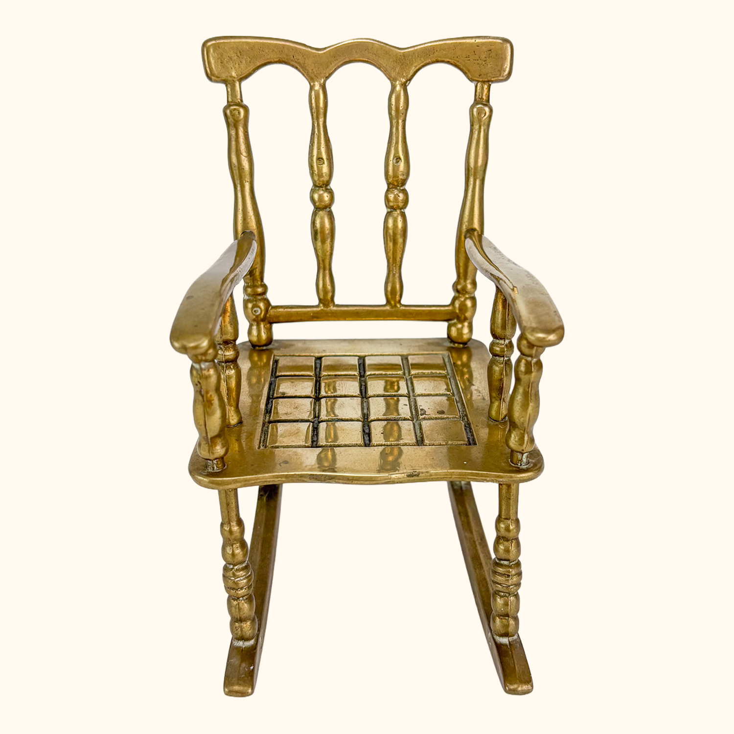 Solid Brass Rocking Chair Ornament Sunshine Thrift