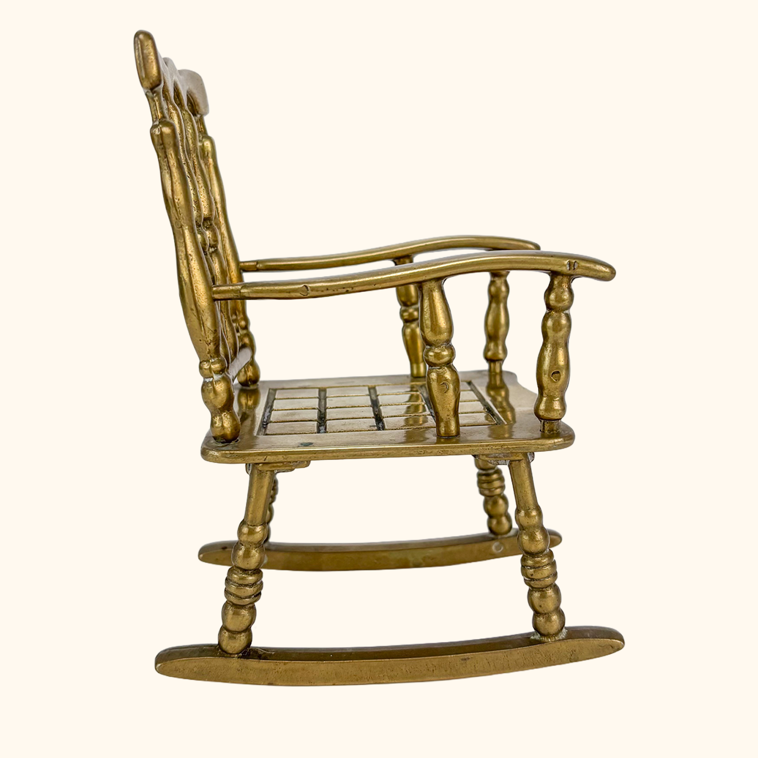 Solid Brass Rocking Chair Ornament Sunshine Thrift