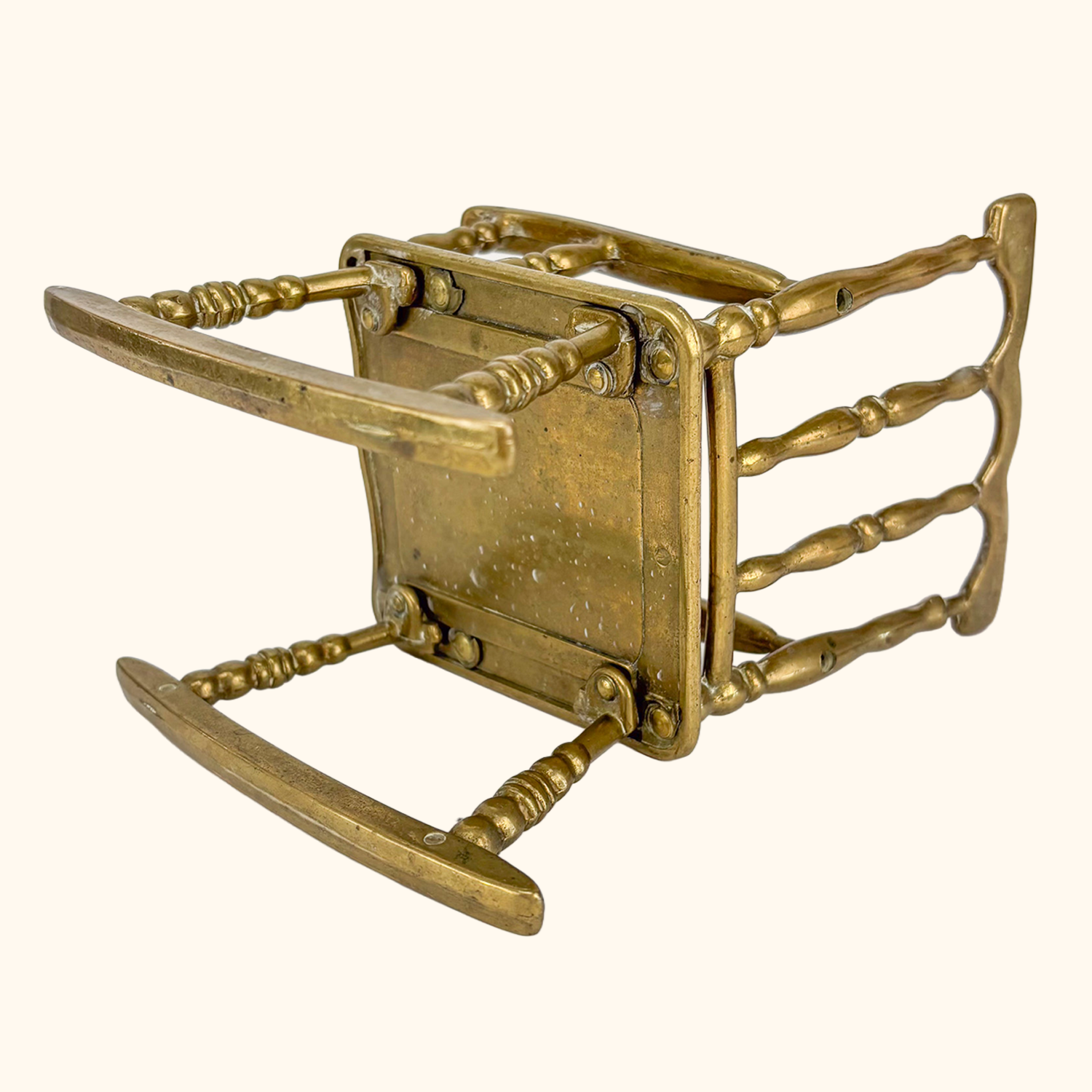 Solid Brass Rocking Chair Ornament Sunshine Thrift