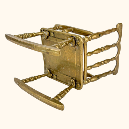 Solid Brass Rocking Chair Ornament Sunshine Thrift