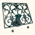 Cast Iron Dark Green Cookbook Stand Sunshine Thrift
