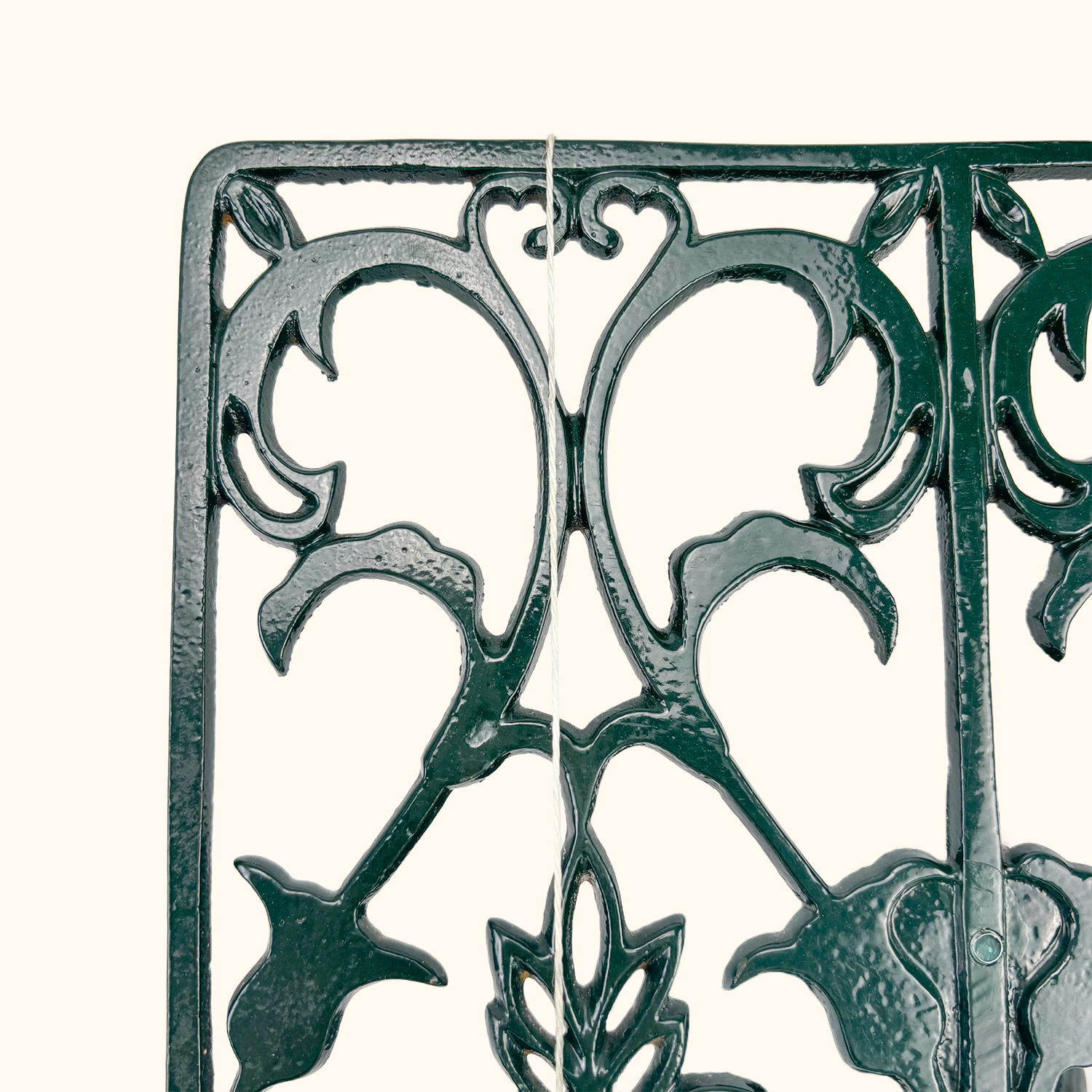 Cast Iron Dark Green Cookbook Stand Sunshine Thrift