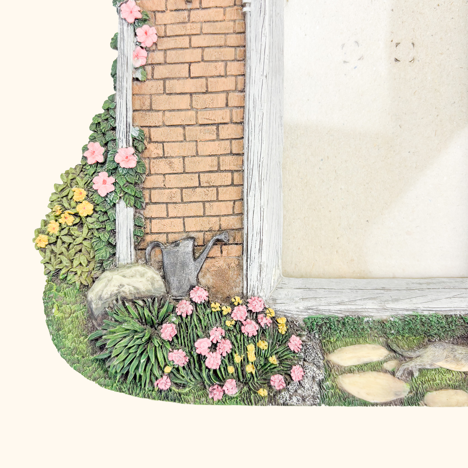 Country Cottage Garden Resin Picture Frame Sunshine Thrift