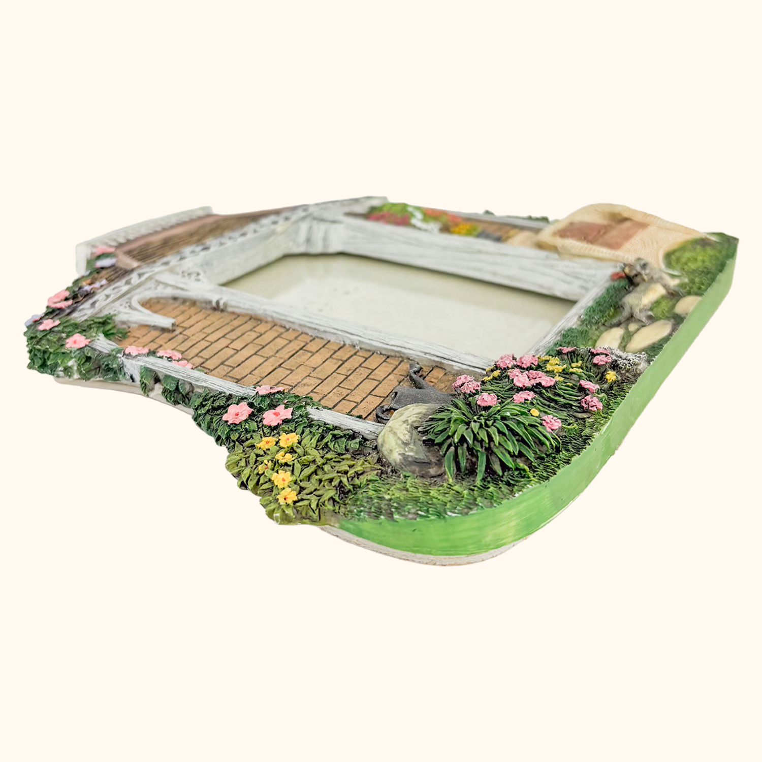 Country Cottage Garden Resin Picture Frame Sunshine Thrift