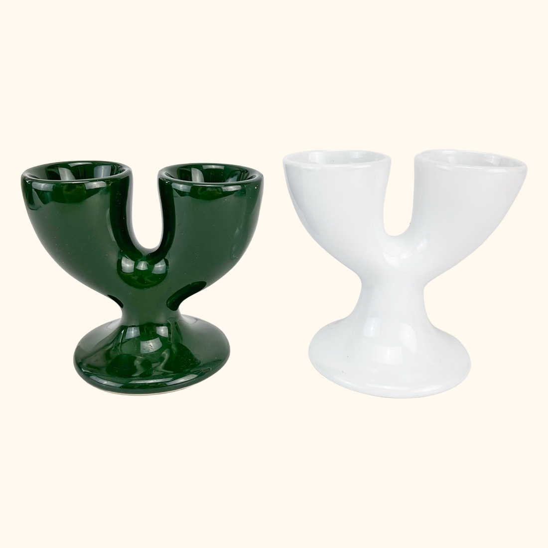 Scandi Style Double Egg Cup Sunshine Thrift