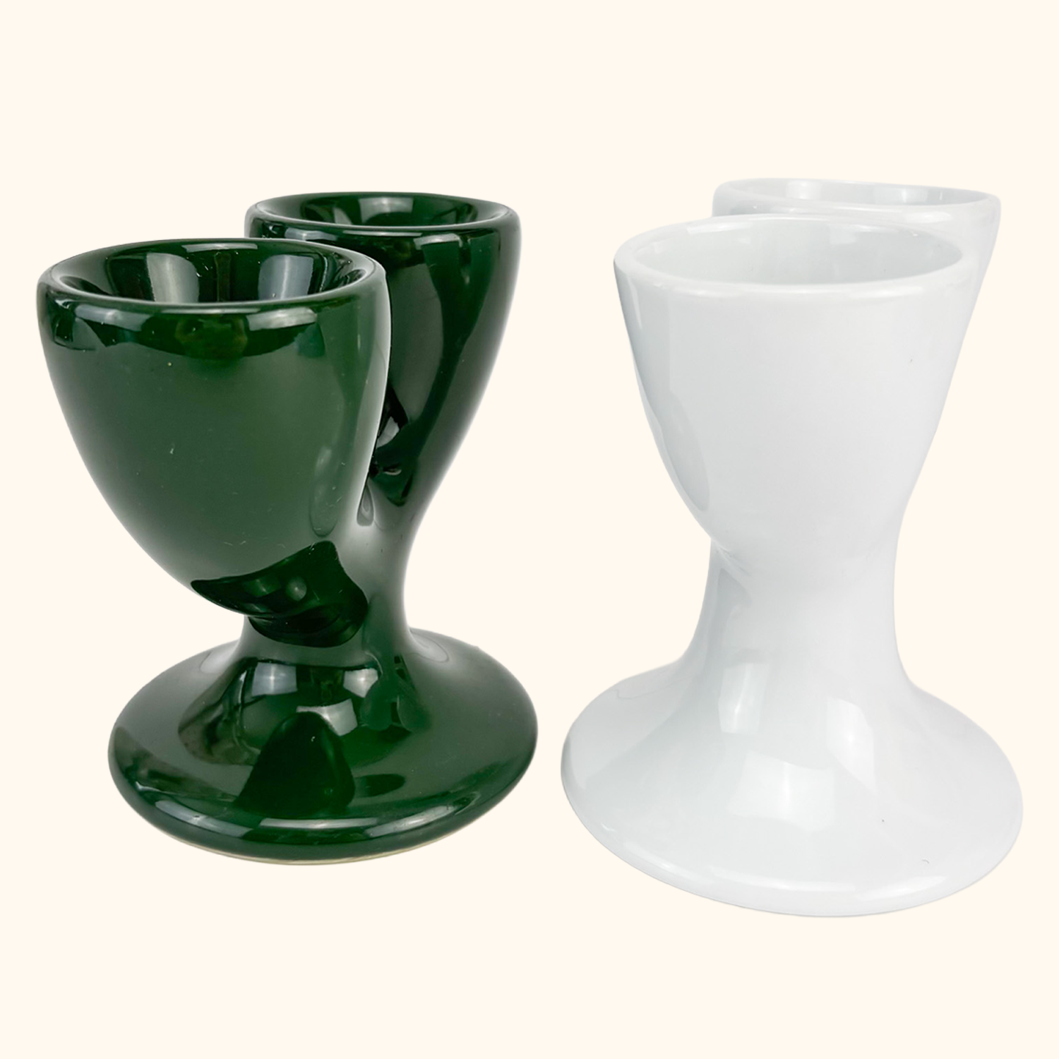 Scandi Style Double Egg Cup Sunshine Thrift