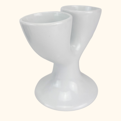 Scandi Style Double Egg Cup Sunshine Thrift