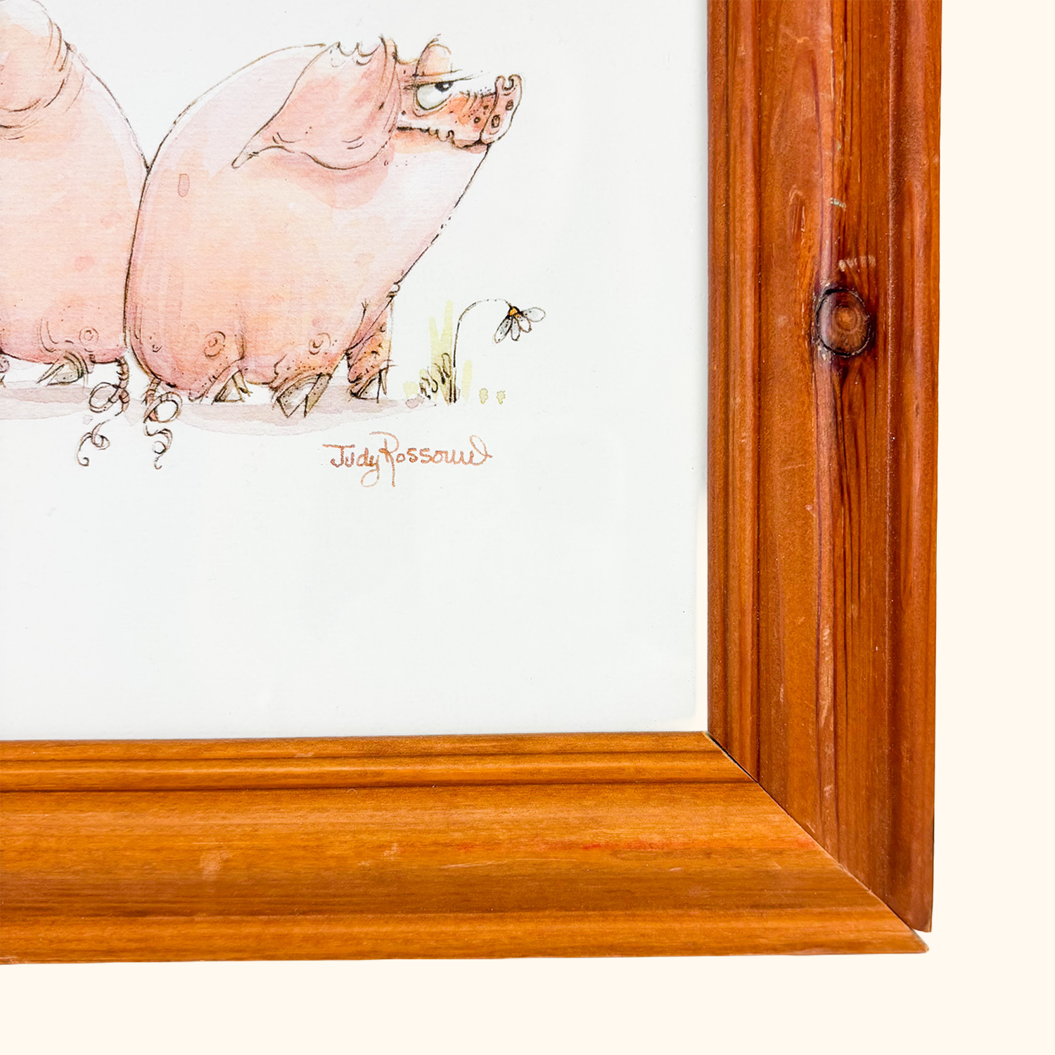Judy Rossouw Whimsical Pigs Framed Print Judy Rossouw
