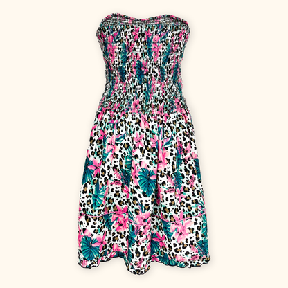 Joe Browns Floral Leopard Beach Dress - Size 28