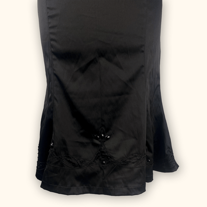 Jane Norman Y2K Strapless Black Dress - Size 12