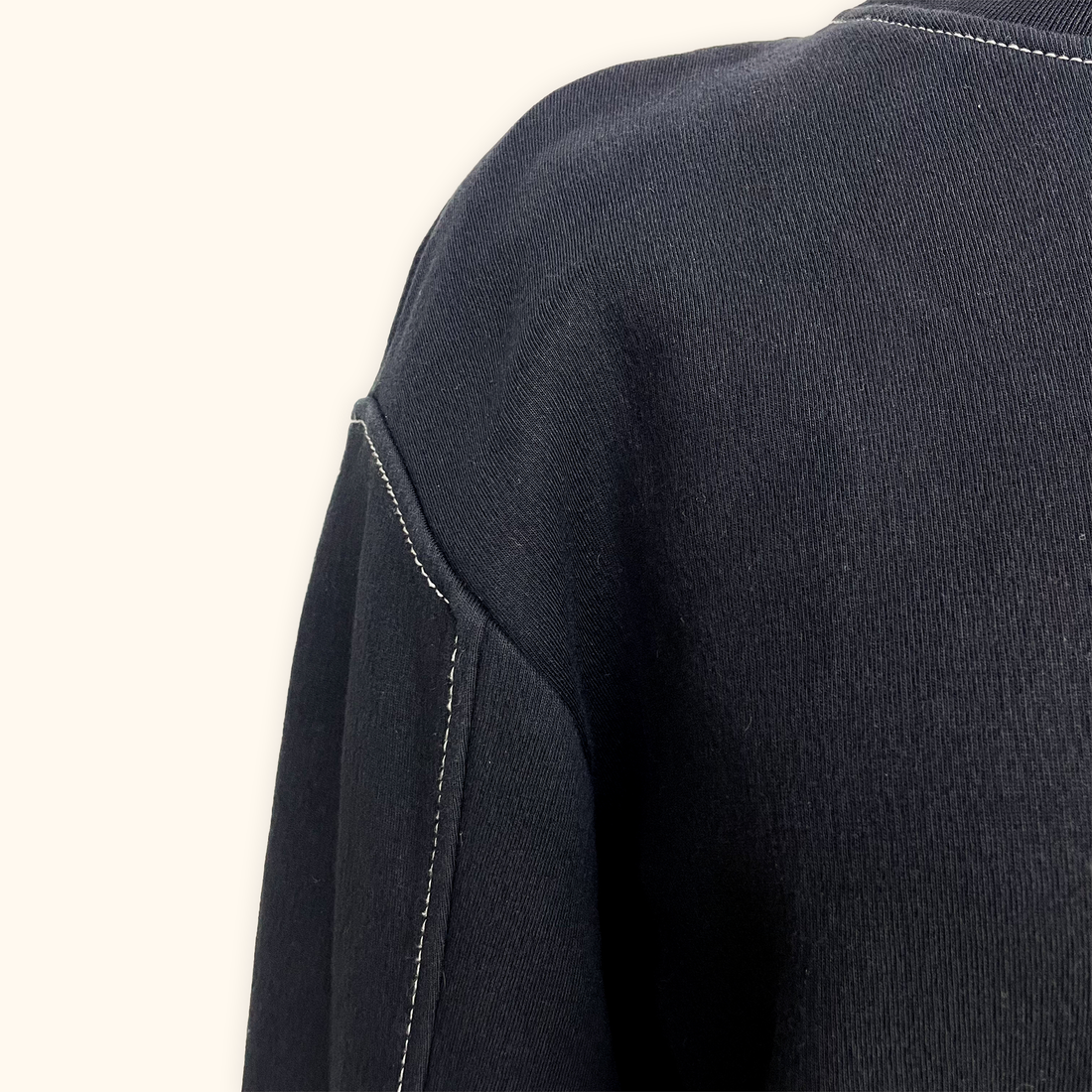 Cos Black Crewneck Sweatshirt - Size Small