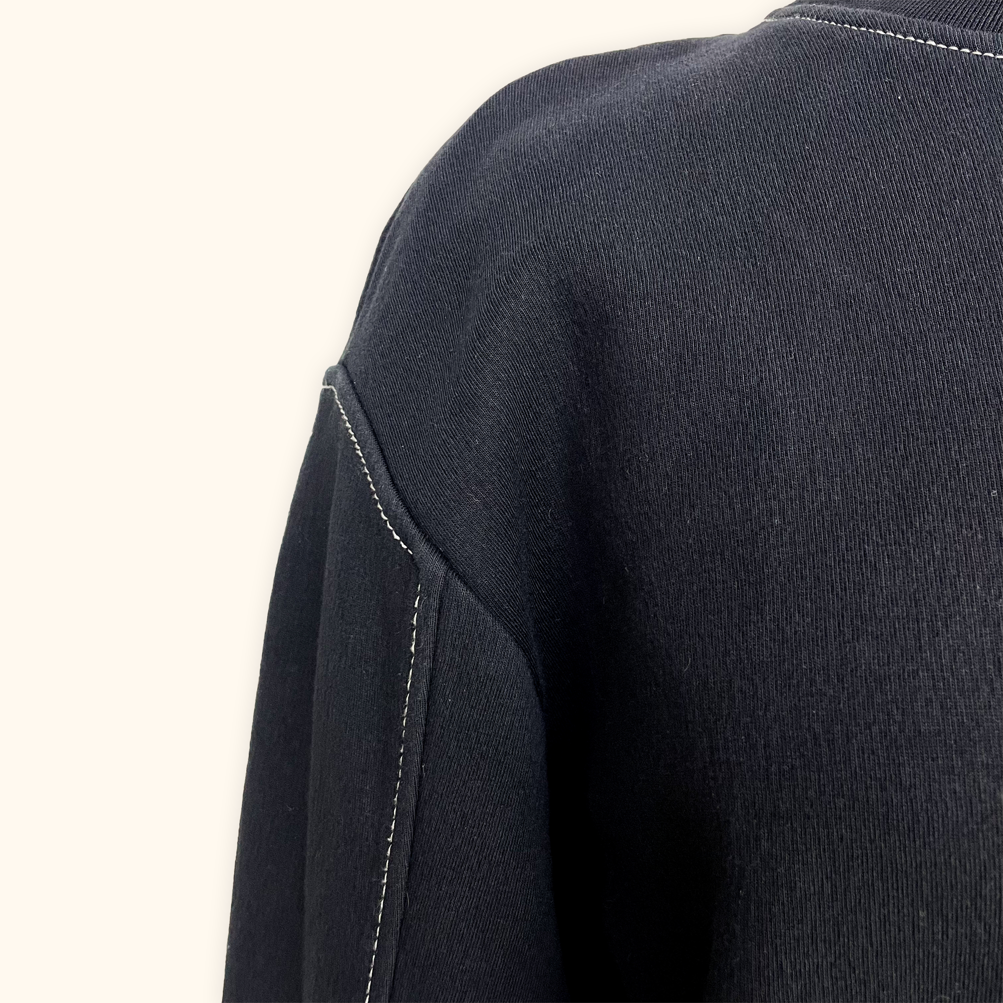 Cos Black Crewneck Sweatshirt - Size Small