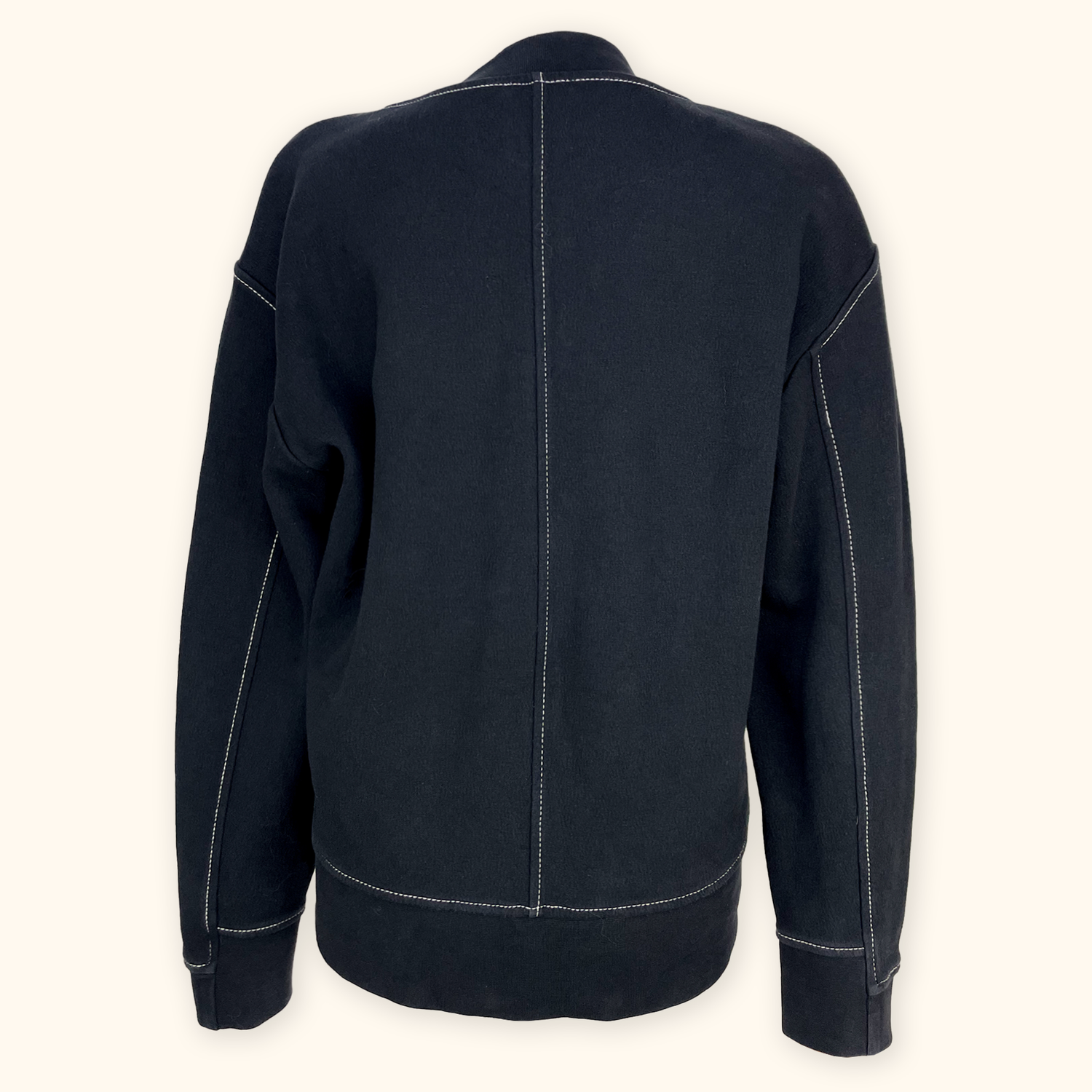 Cos Black Crewneck Sweatshirt - Size Small