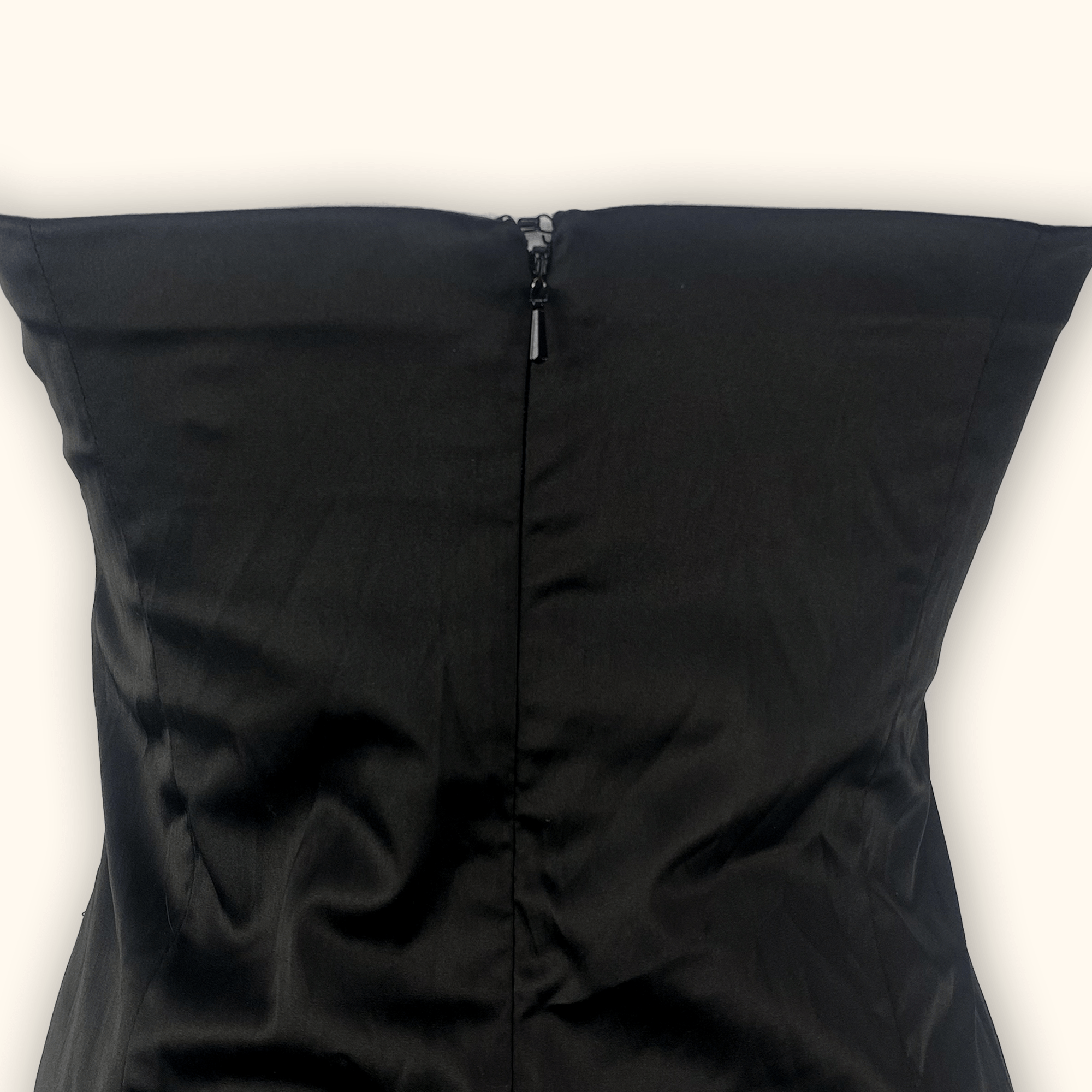 Jane Norman Y2K Strapless Black Dress - Size 12