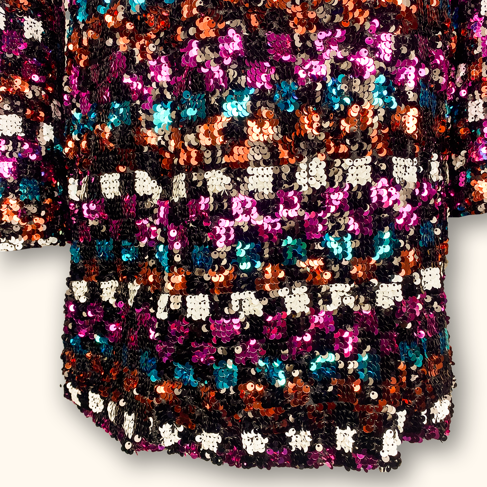 River Island Colourful Sequin Blazer Dress - Size 10 -  - Dresses