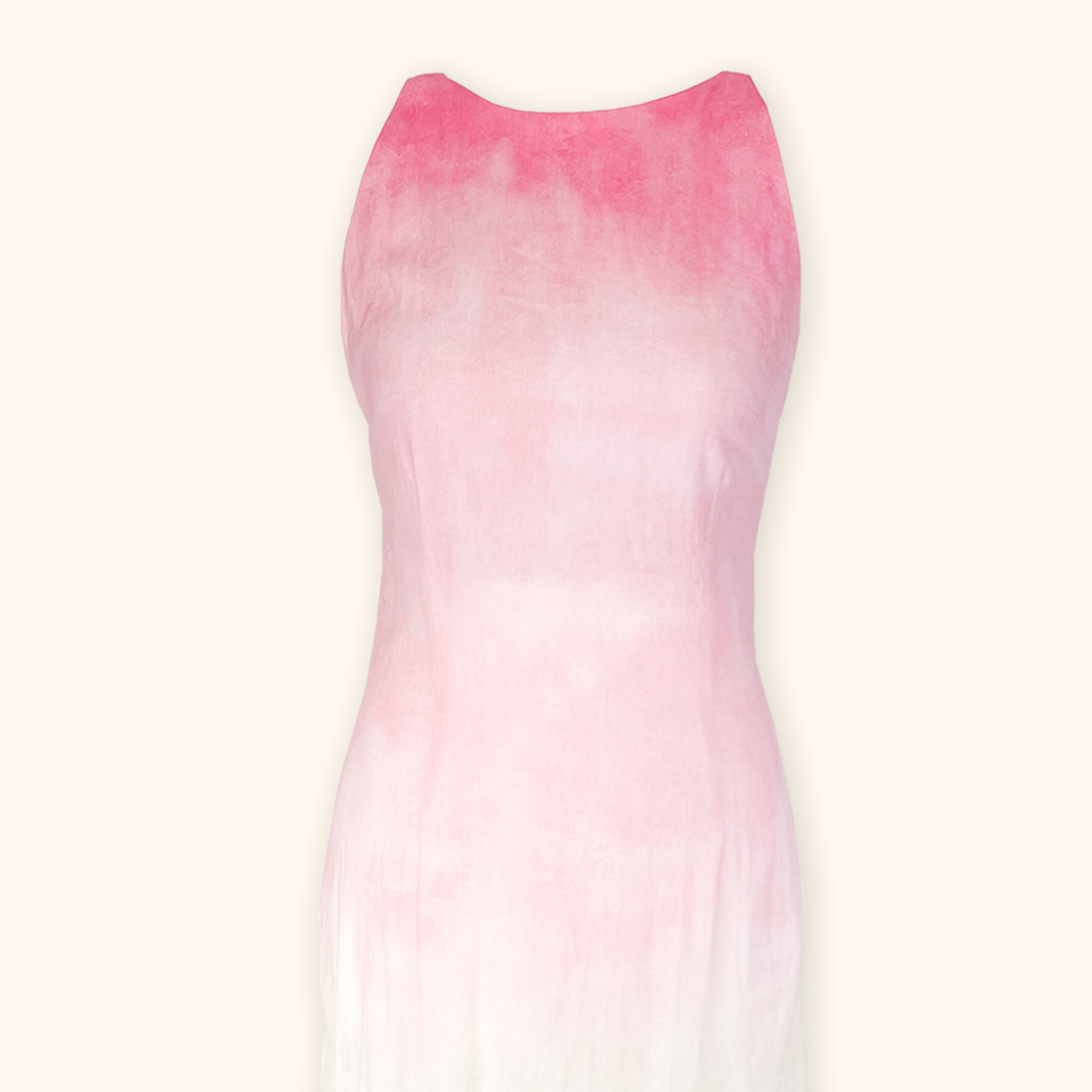 Zara Pink Tie Dye Linen Sleeveless Midi Dress - Size Small Sunshine Thrift Zara Pink Tie Dye Linen Sleeveless Midi Dress - Size Small Sunshine Thrift
