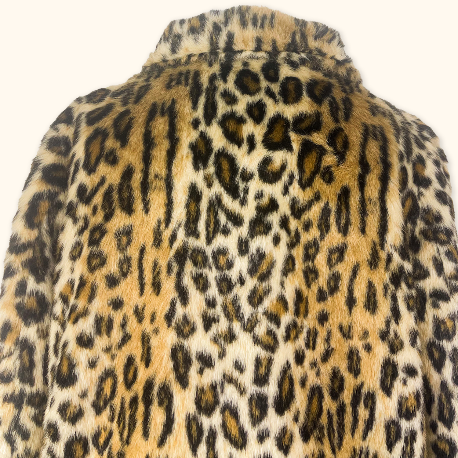 H&amp;M Faux Fur Leopard Print Coat - Size XS H&amp;M