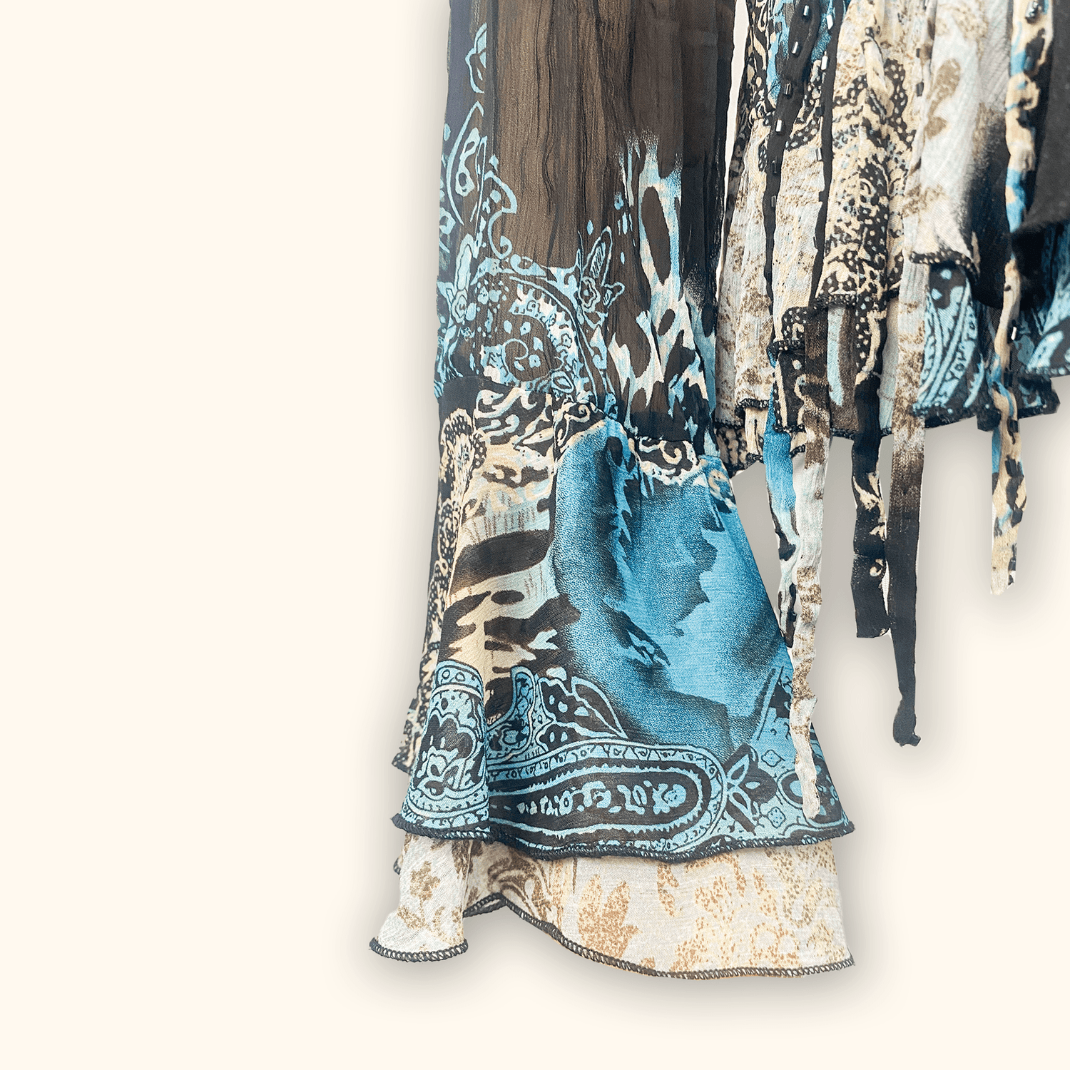 Antonio Philosophy Long Sleeve Boho Blouse - Size 16