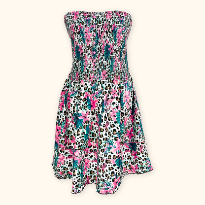 Joe Browns Floral Leopard Beach Dress - Size 28