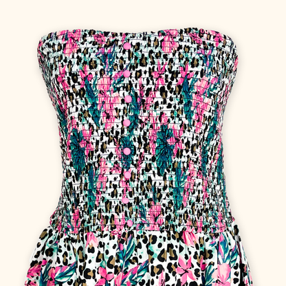 Joe Browns Floral Leopard Beach Dress - Size 28
