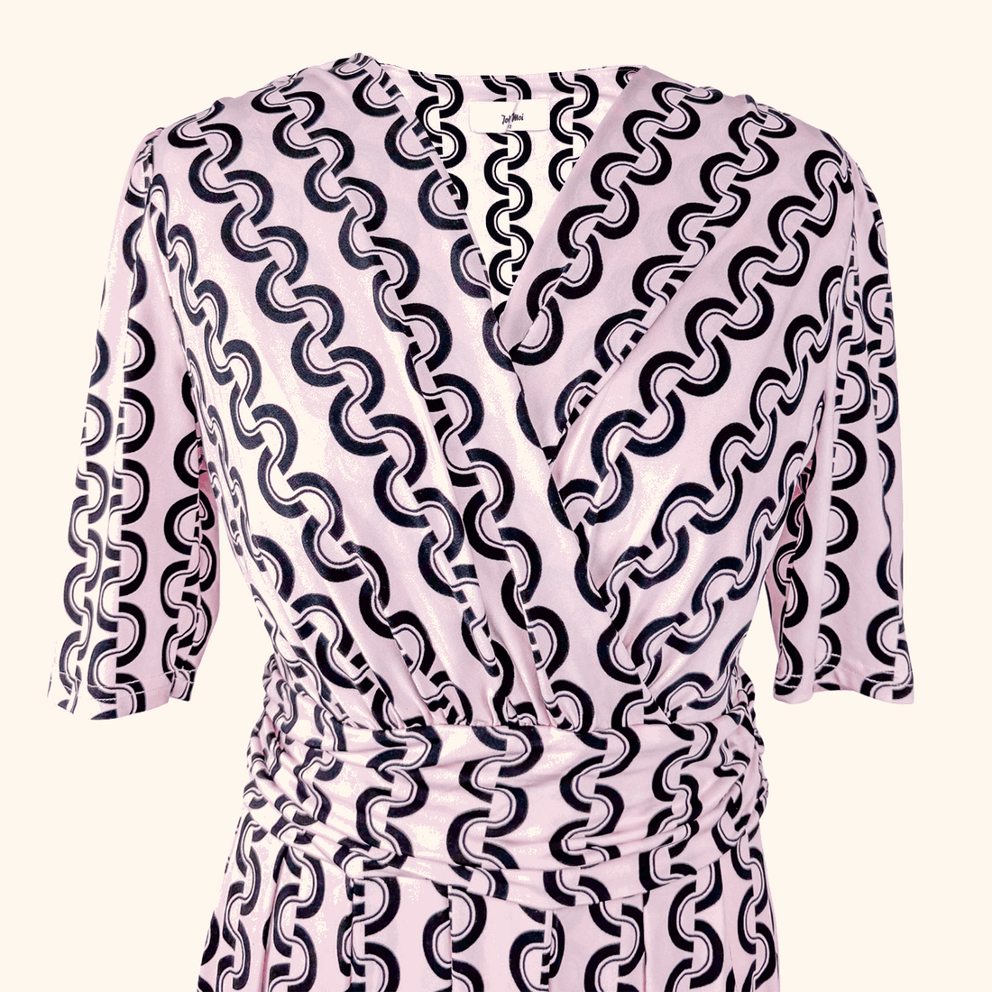 Jolie Moi Molly Geometric Pink Maxi Dress - Size 12 Jolie Moi