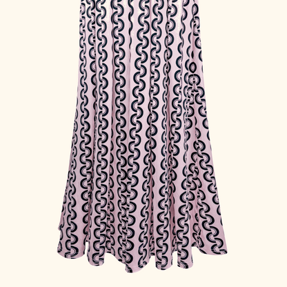 Jolie Moi Molly Geometric Pink Maxi Dress - Size 12 Jolie Moi