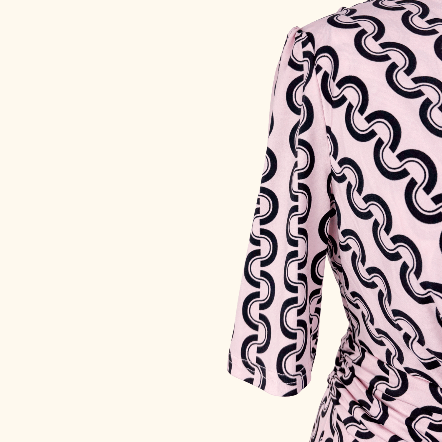 Jolie Moi Molly Geometric Pink Maxi Dress - Size 12 Jolie Moi