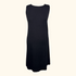 Whistles Black Ribbed Midi Length Dress - Size Medium Whistles