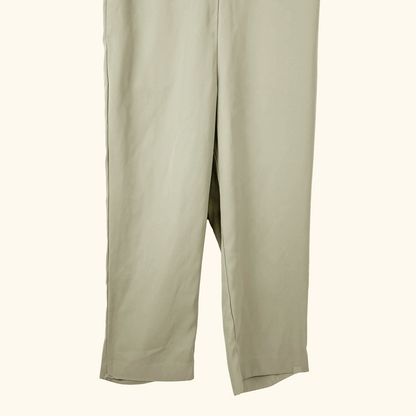 Kin By John Lewis Sleeveless Olive Green Jumpsuit - Size 12 Kin