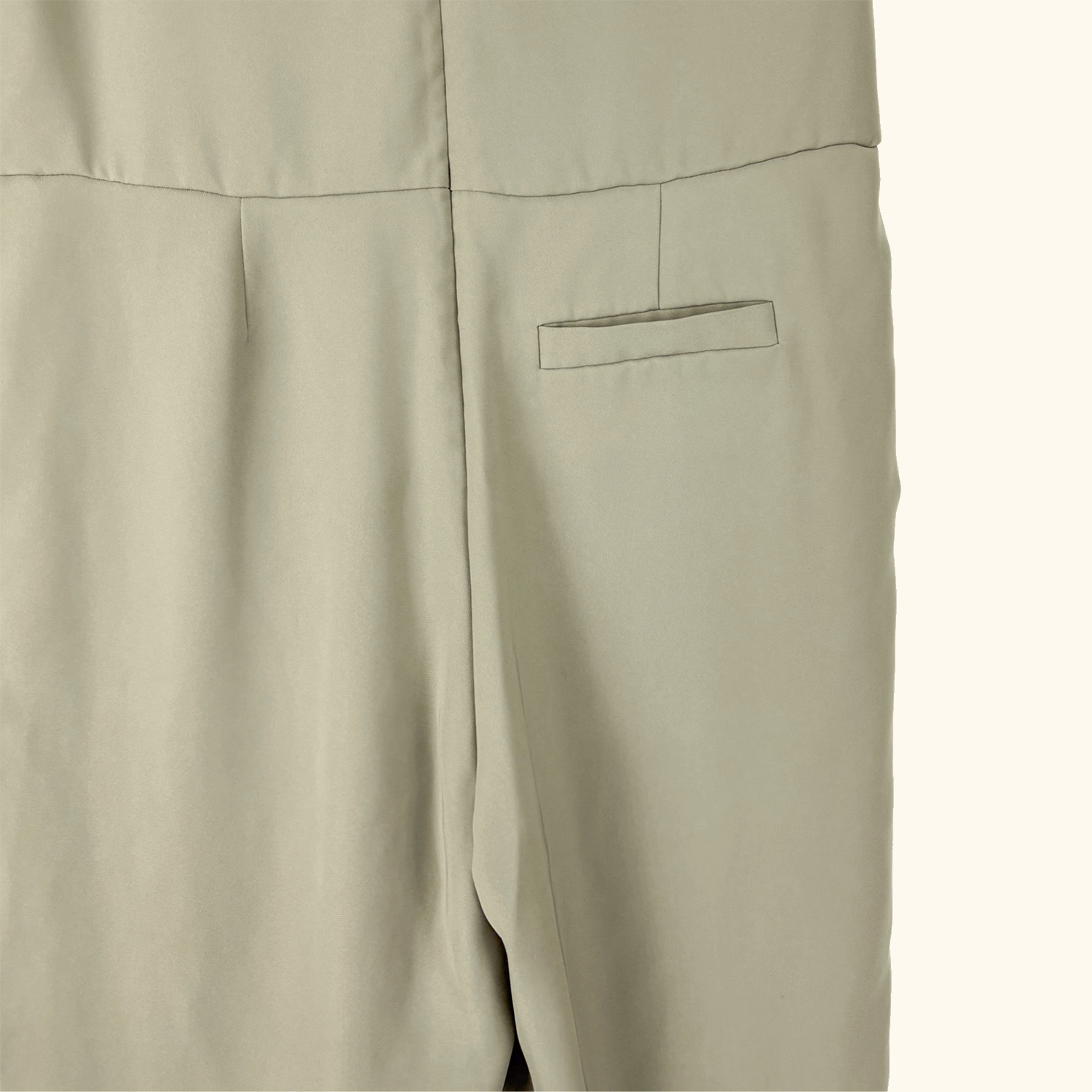 Kin By John Lewis Sleeveless Olive Green Jumpsuit - Size 12 Kin