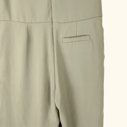 Kin By John Lewis Sleeveless Olive Green Jumpsuit - Size 12 Kin