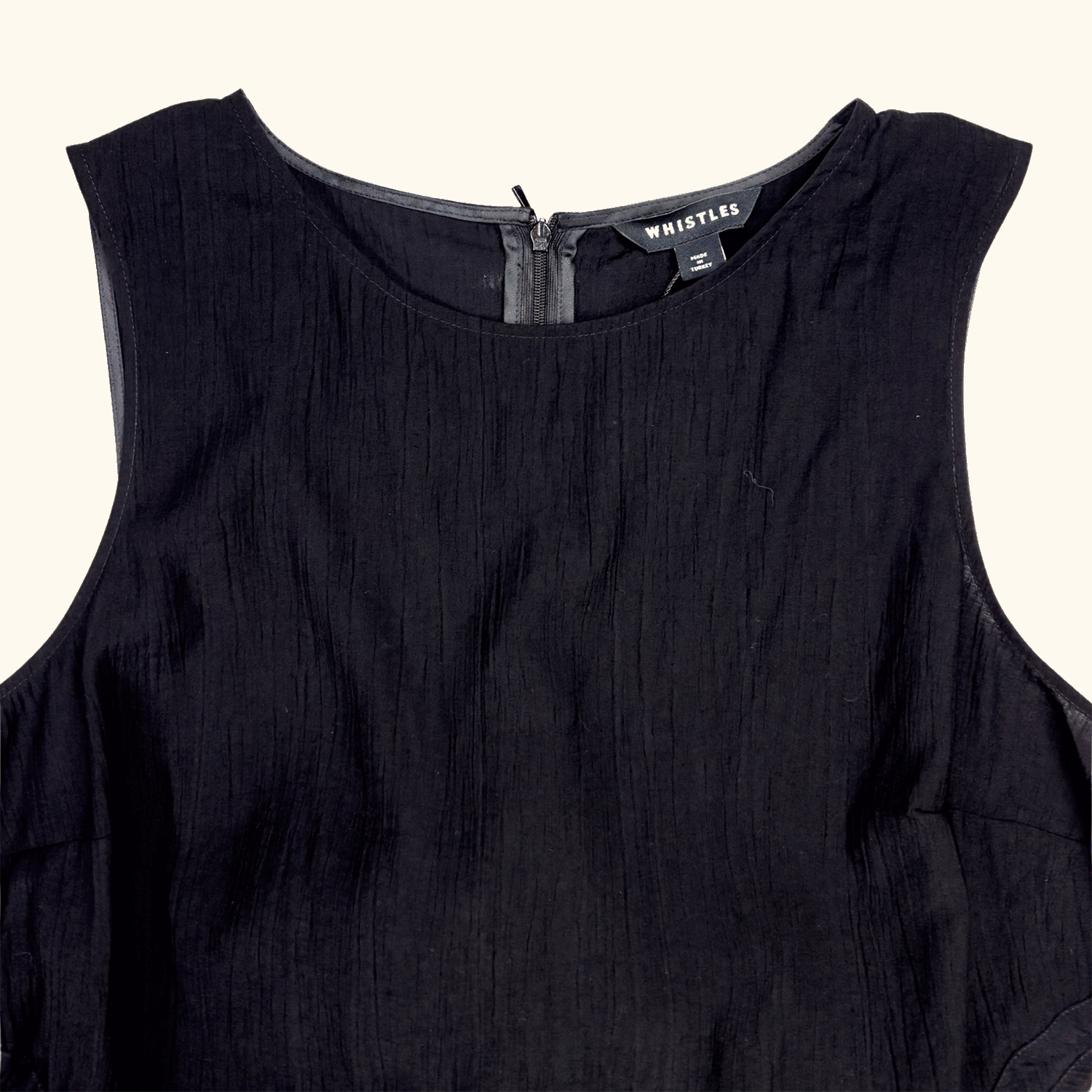 Whistles Black Cut Out Sleeveless Jumpsuit - Size 16 Whistles