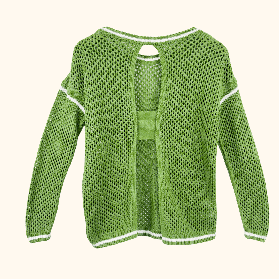 Next Green Open Back Knitted Jumper - Size XS Next