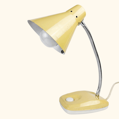 Vintage Endon 412 Adjustable Desk Lamp Cream Endon