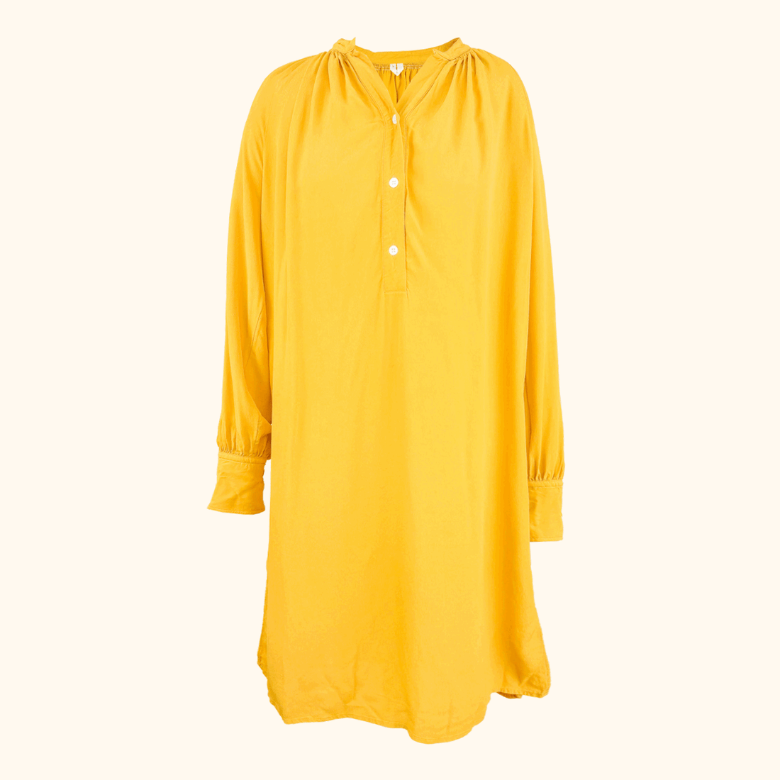 Arket Mustard Yellow Shift Dress - Size 10 Arket