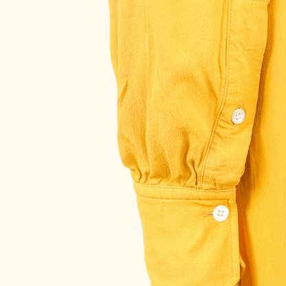 Arket Mustard Yellow Shift Dress - Size 10 Arket