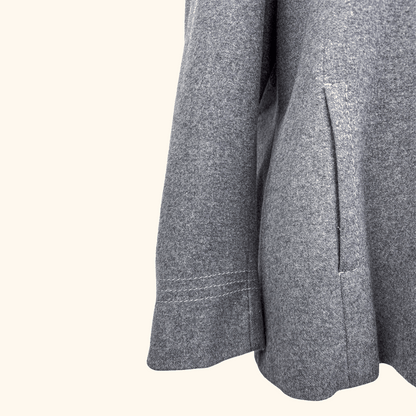 John Lewis Grey Wool Cashmere Blend Jacket - Size 18 John Lewis