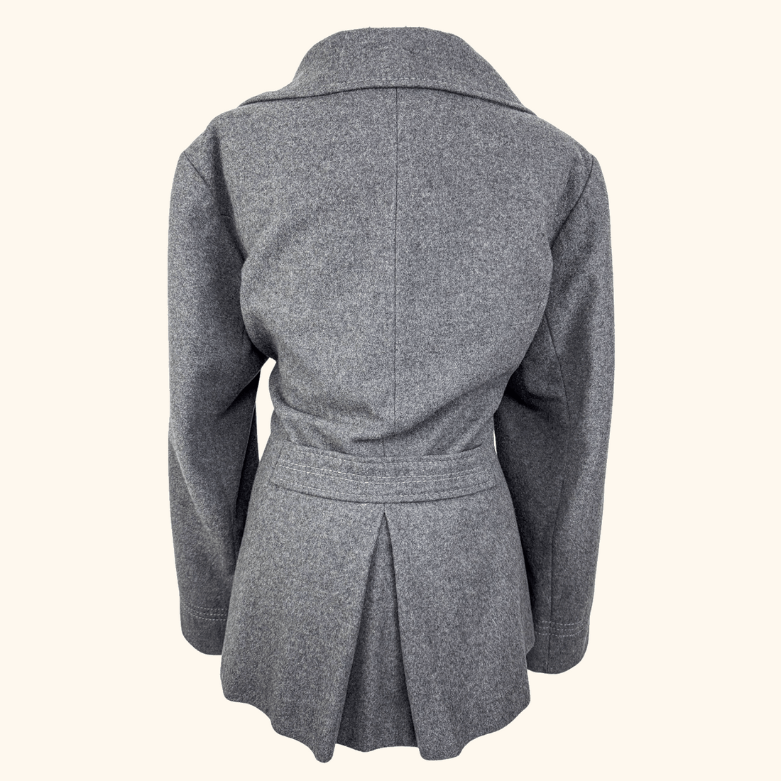 John Lewis Grey Wool Cashmere Blend Jacket - Size 18 John Lewis