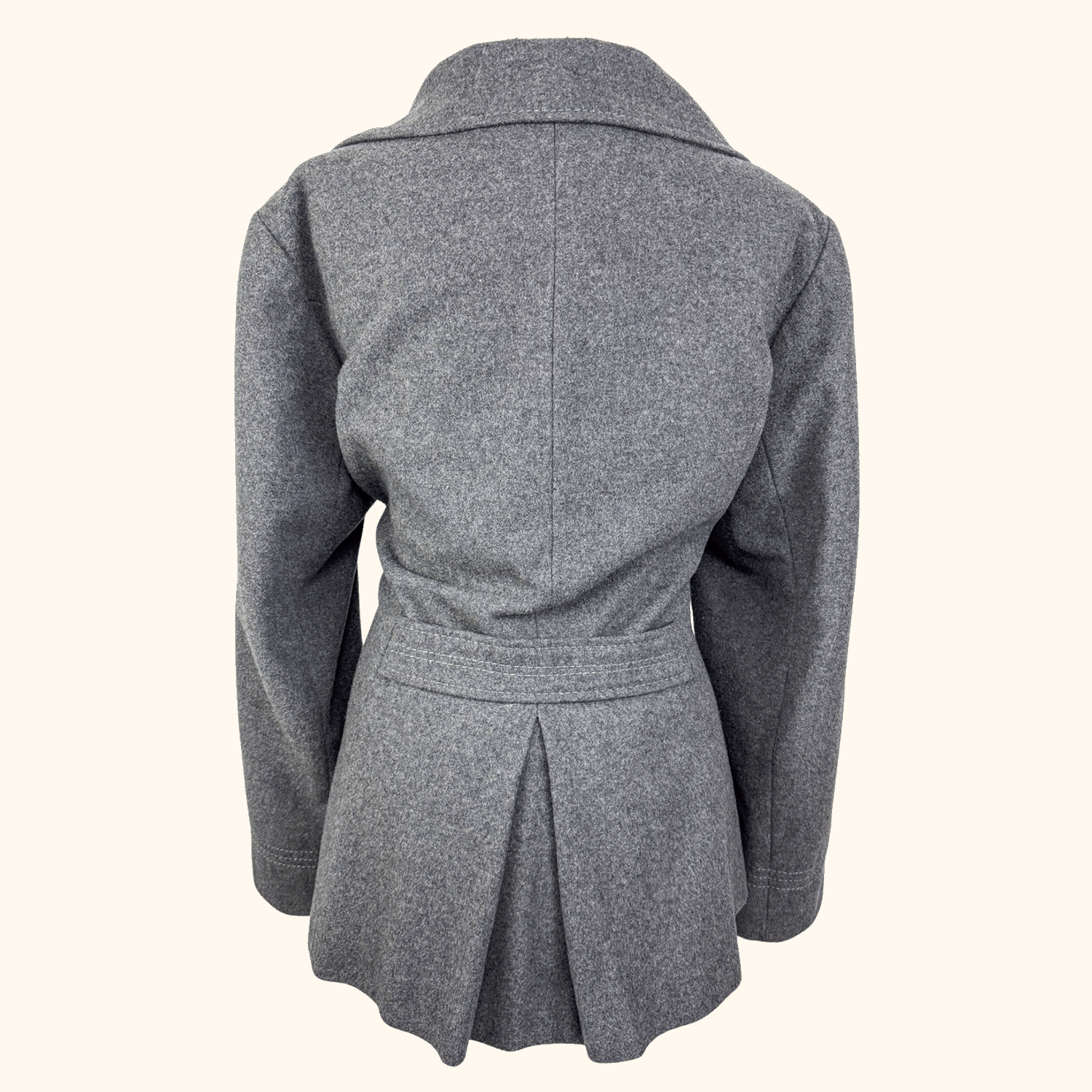 John Lewis Grey Wool Cashmere Blend Jacket - Size 18 John Lewis