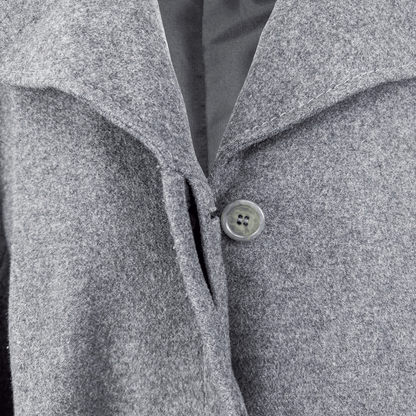 John Lewis Grey Wool Cashmere Blend Jacket - Size 18 John Lewis